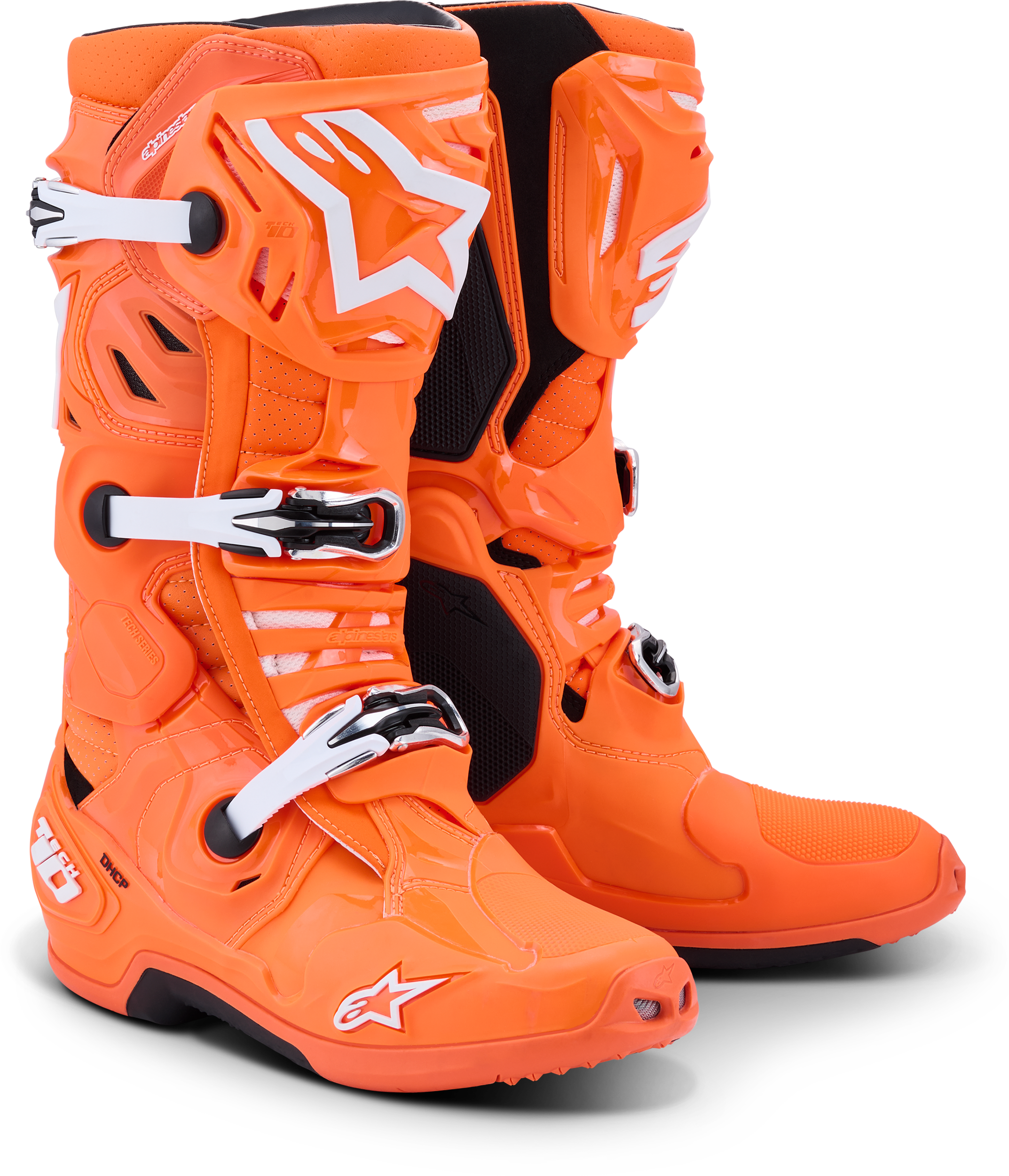 Tech 10 Supervented Orange Fluo/Black/White 8