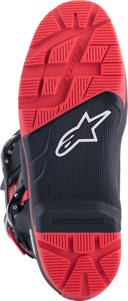 Honda Tech 7 Enduro Drystar Black/Bright Red Sz 16