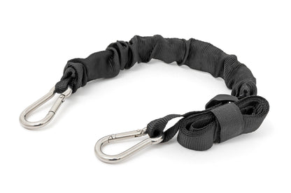 Elastic Straps | Carabiner Ends | 1" X 6' | Pair | 117701A
