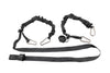 Elastic Straps | Carabiner Ends | 1" X 6' | Pair | 117701A