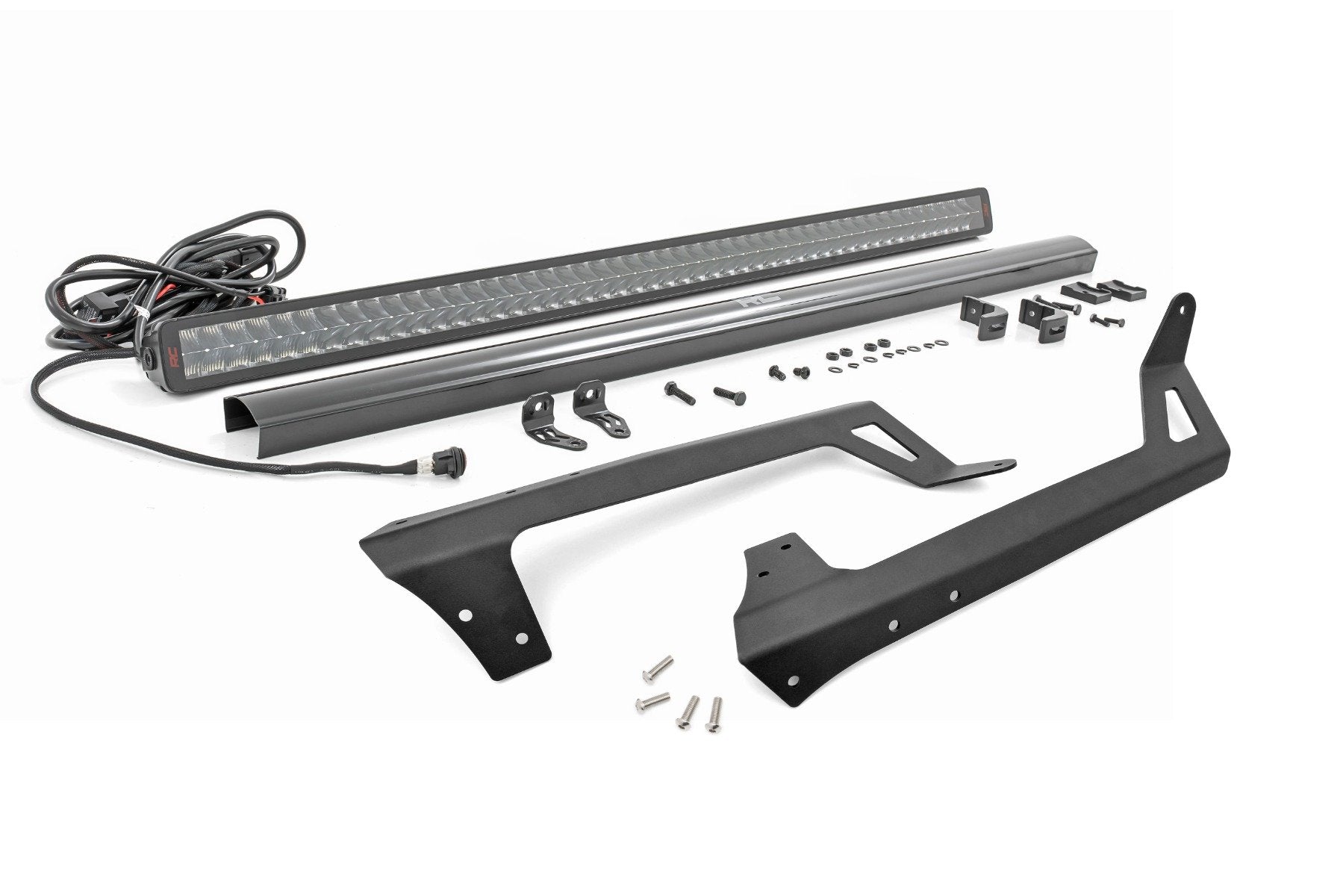 LED Light Kit | Windshield | 50" Spectrum Dual Row | Jeep Wrangler JK/Wrangler Unlimited (07-18) | 80504