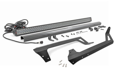 LED Light Kit | Windshield | 50" Spectrum Dual Row | Jeep Wrangler JK/Wrangler Unlimited (07-18) | 80504