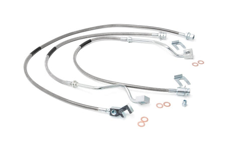 Brake Lines | Stainless | FR & RR | 4-6 Inch Lift | Ford F-250/F-350 Super Duty (99-04) | 89717