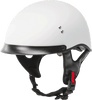 Hh 65 Half Helmet Full Dressed Matte White Lg