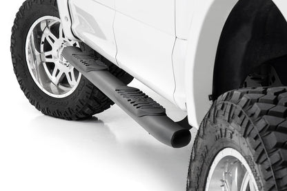 Oval Nerf Step | Crew Cab | Black | Ford F-150/Lightning/F-250/F-350/Raptor (15-25) | 21005