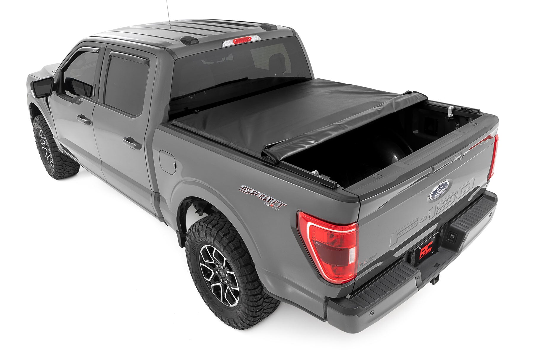Soft Roll Up Bed Cover | 6'7" Bed | Ford F-150/F-150 Lightning/Raptor  (15-25) | 42225650