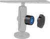 Pin Lock Security & Key Knob 1" Diameter B Size Arms