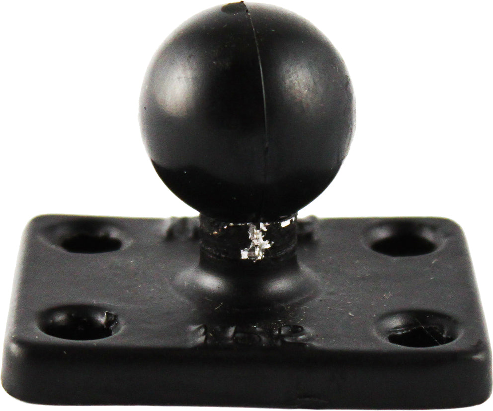 Rectangle Base W/1" Ball 1.5"X2"