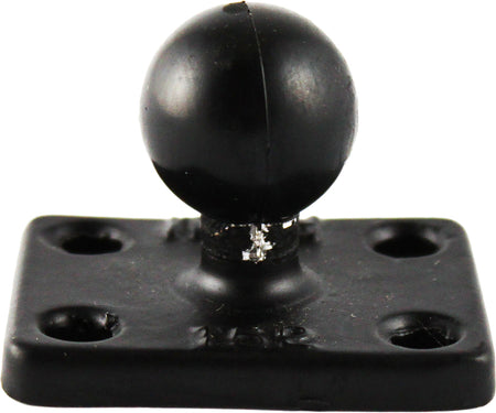 Rectangle Base W/1" Ball 1.5"X2"