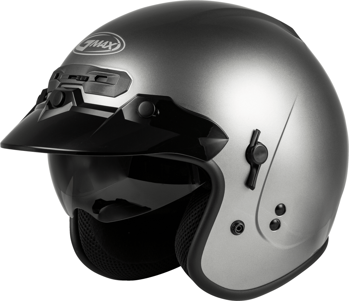 Gm 32 Open Face Helmet Titanium Sm