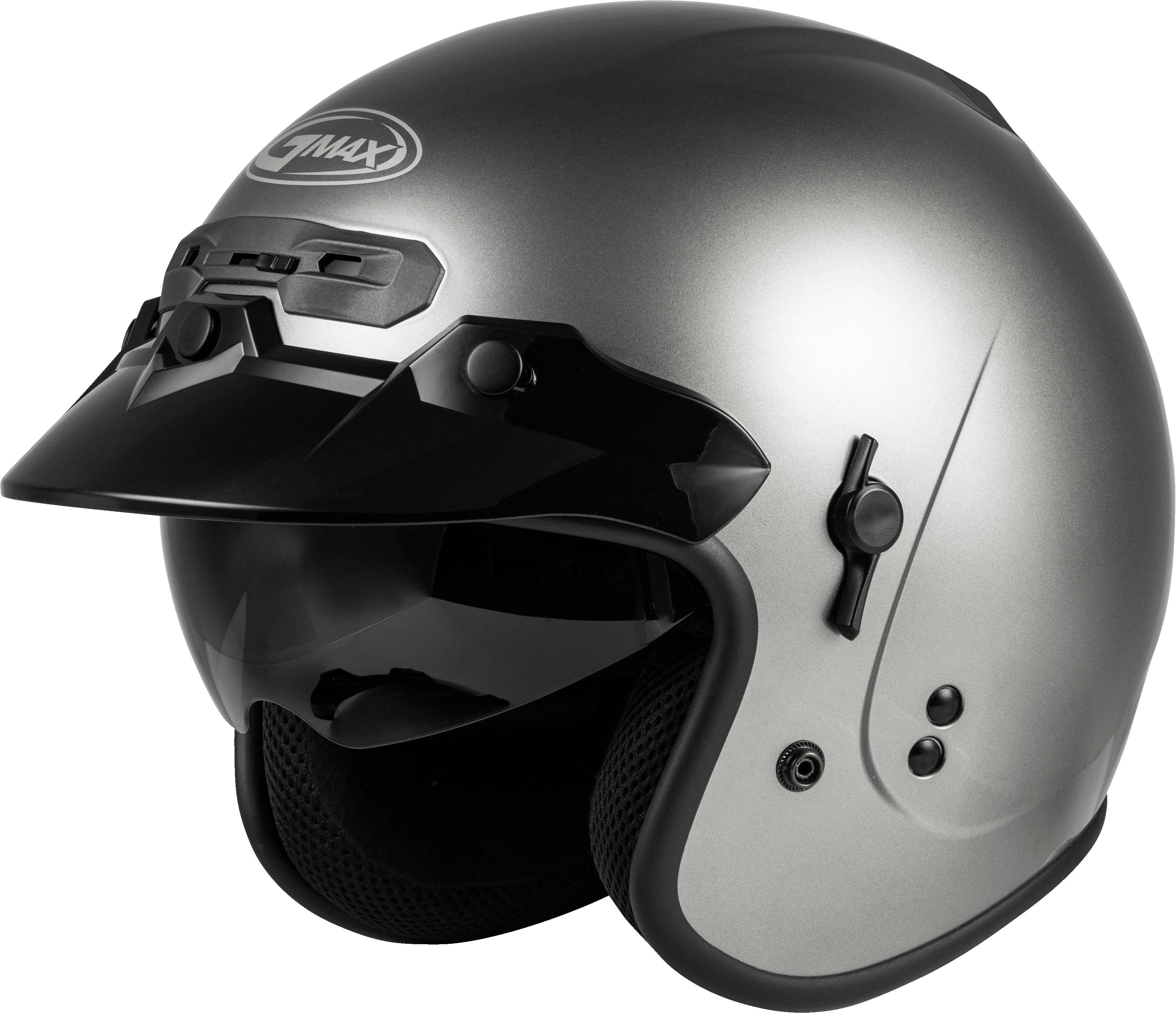 Gm 32 Open Face Helmet Titanium Xl