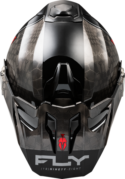 Trekker Cw Conceal Helmet Elec Shld Black/Grey/White Xs