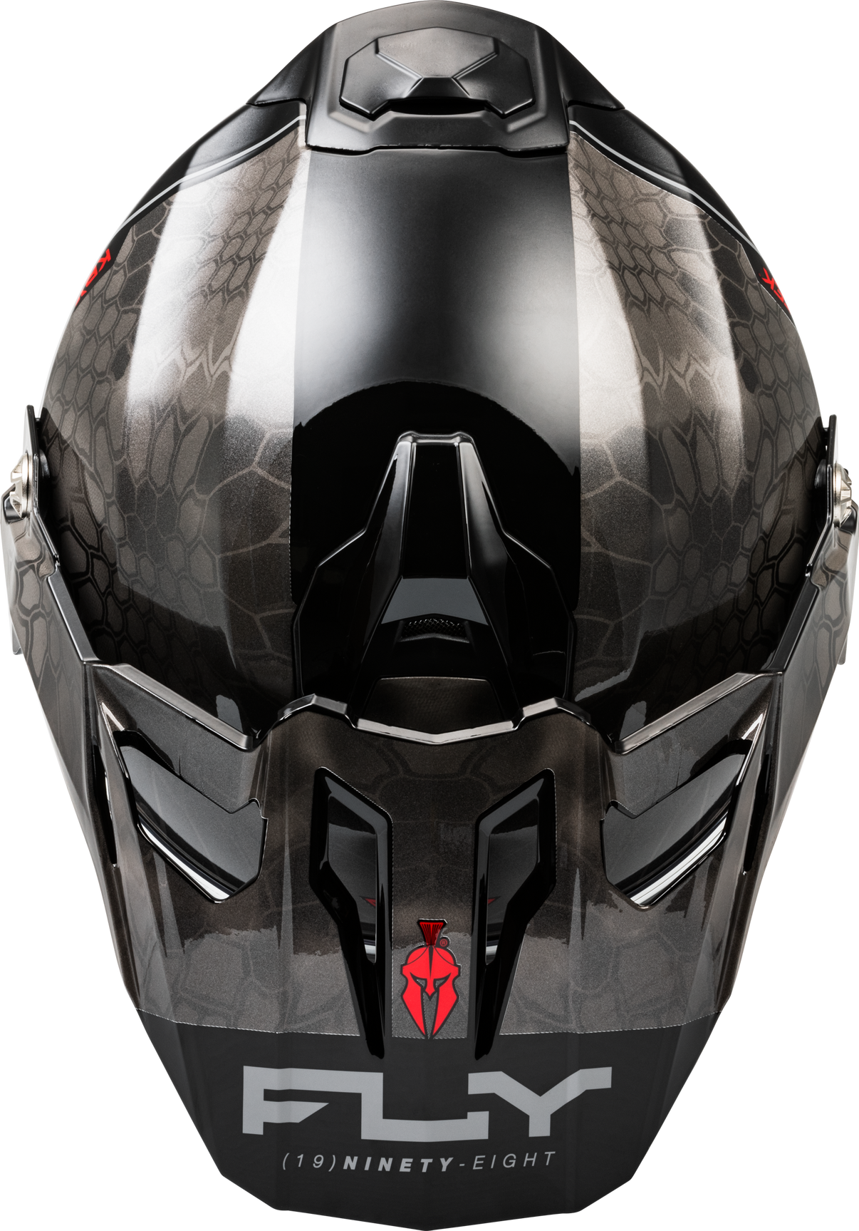 Trekker Cw Conceal Helmet Elec Shld Black/Grey/White Sm