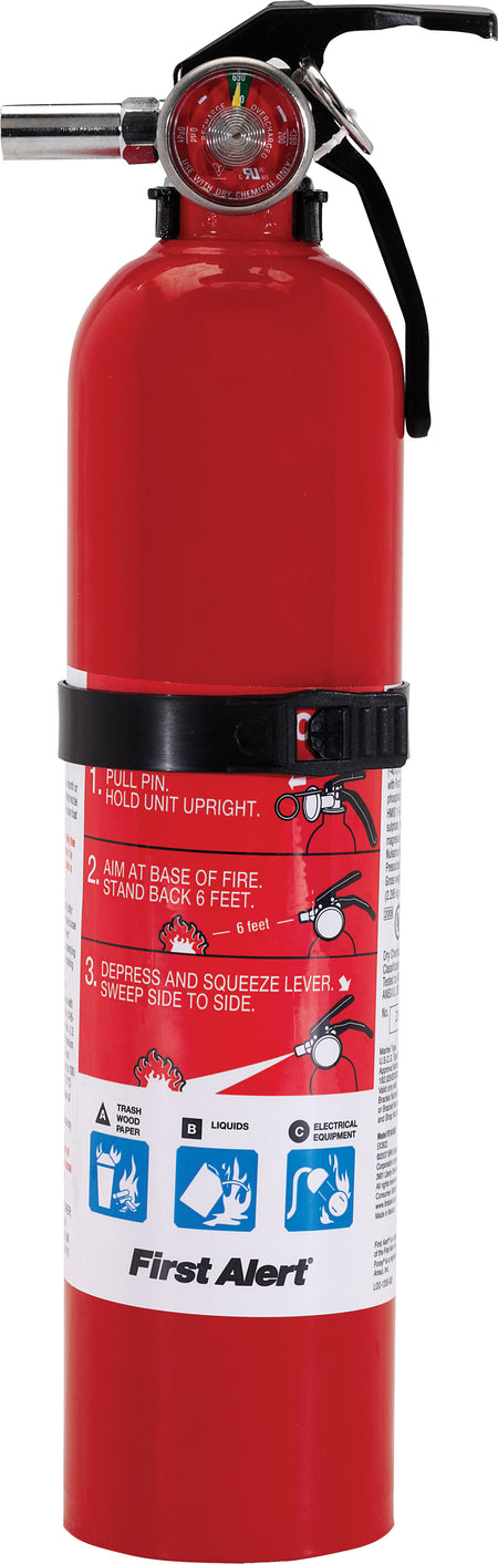 FIRST ALERT PRO2-5 2.5 Lb. Fire Extinguisher - Multi-Purpose Safety Solution
