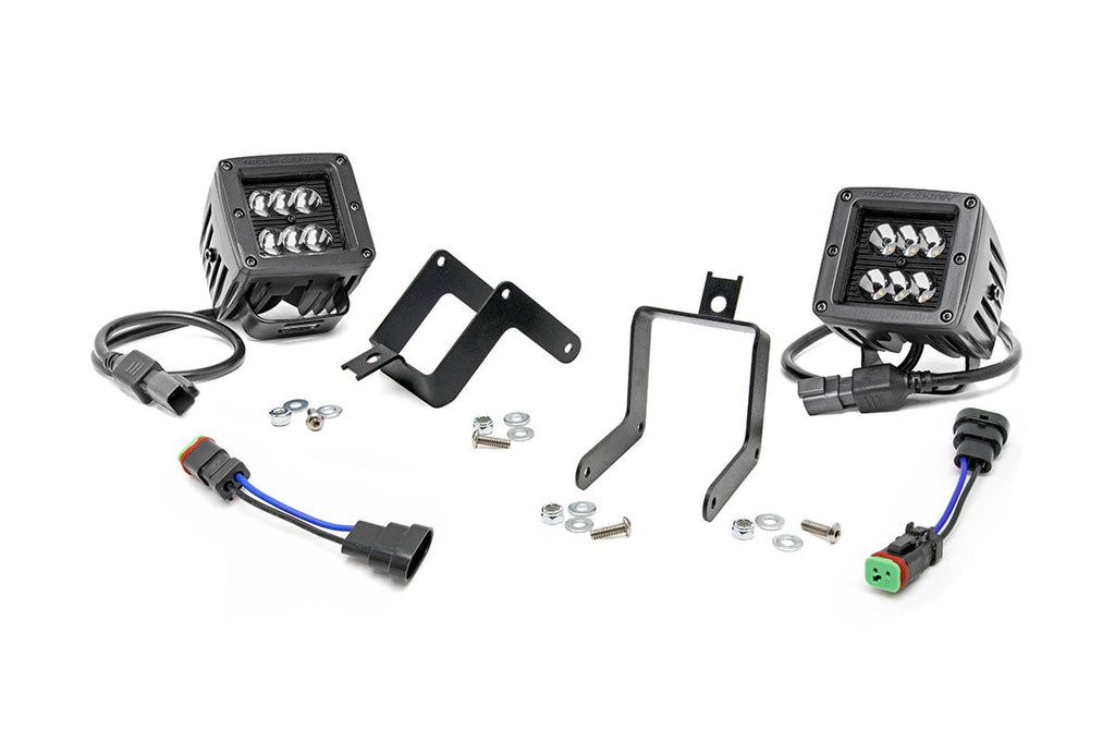 LED Light Kit | Fog Mount | 2" Black Pair | Ford F-250/F-350 Super Duty (11-16) | 70622