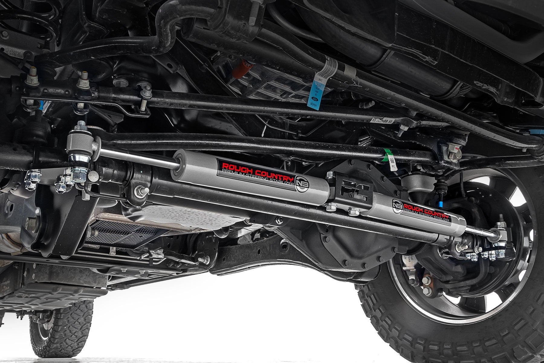 N3 Steering Stabilizer | Dual | 2-8 Inch Lift | Ford F-250/F-350 Super Duty (05-24) | 8749130