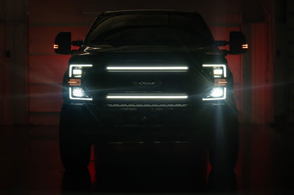 Rough Country | LED Light Kit | Grille Mount | 30 Inch DRL | Ford F-250/F-350 Super Duty (17-22) | 70990A