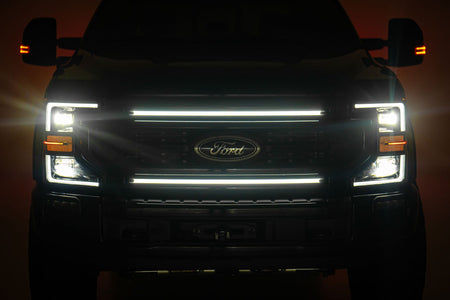 Rough Country | LED Light Kit | Grille Mount | 30 Inch DRL | Ford F-250/F-350 Super Duty (17-22) | 70990A