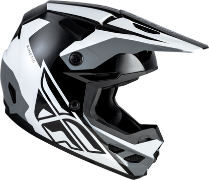 Kinetic Crest Helmet Black/White/Grey Xs