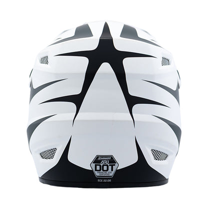 Answer 26 AR1 Mototown Helmet Glossy White/Grey/Black - Medium