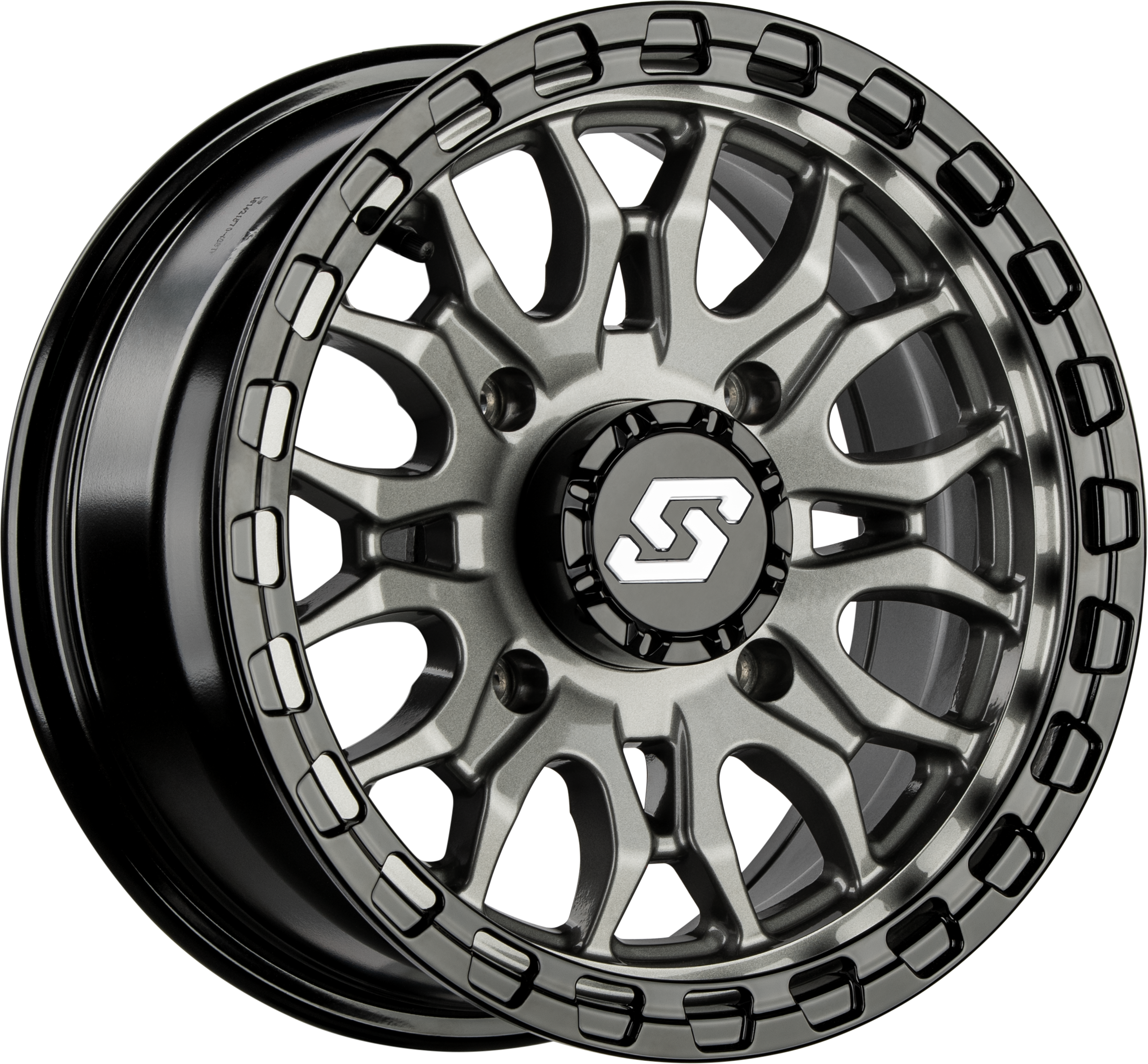 Ignition Wheel 15x7 4/156 +10mm Gunmetal/Blk