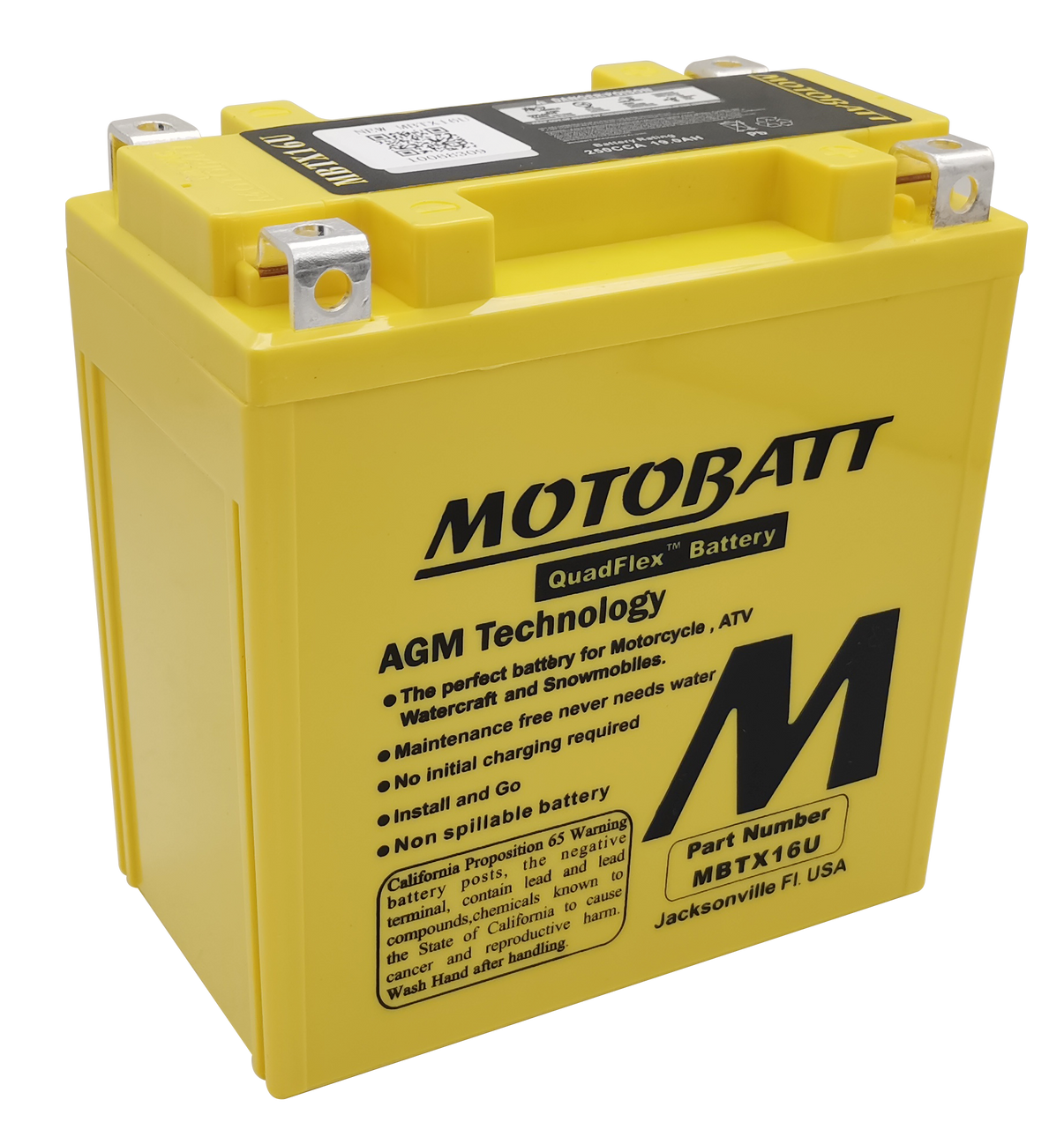 Battery Mbtx16u Sealed Factory Activated