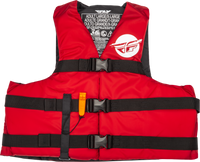 Nylon Flotation Vest Red/White Sm/Md