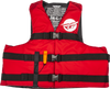 Nylon Flotation Vest Red/White Lg/Xl