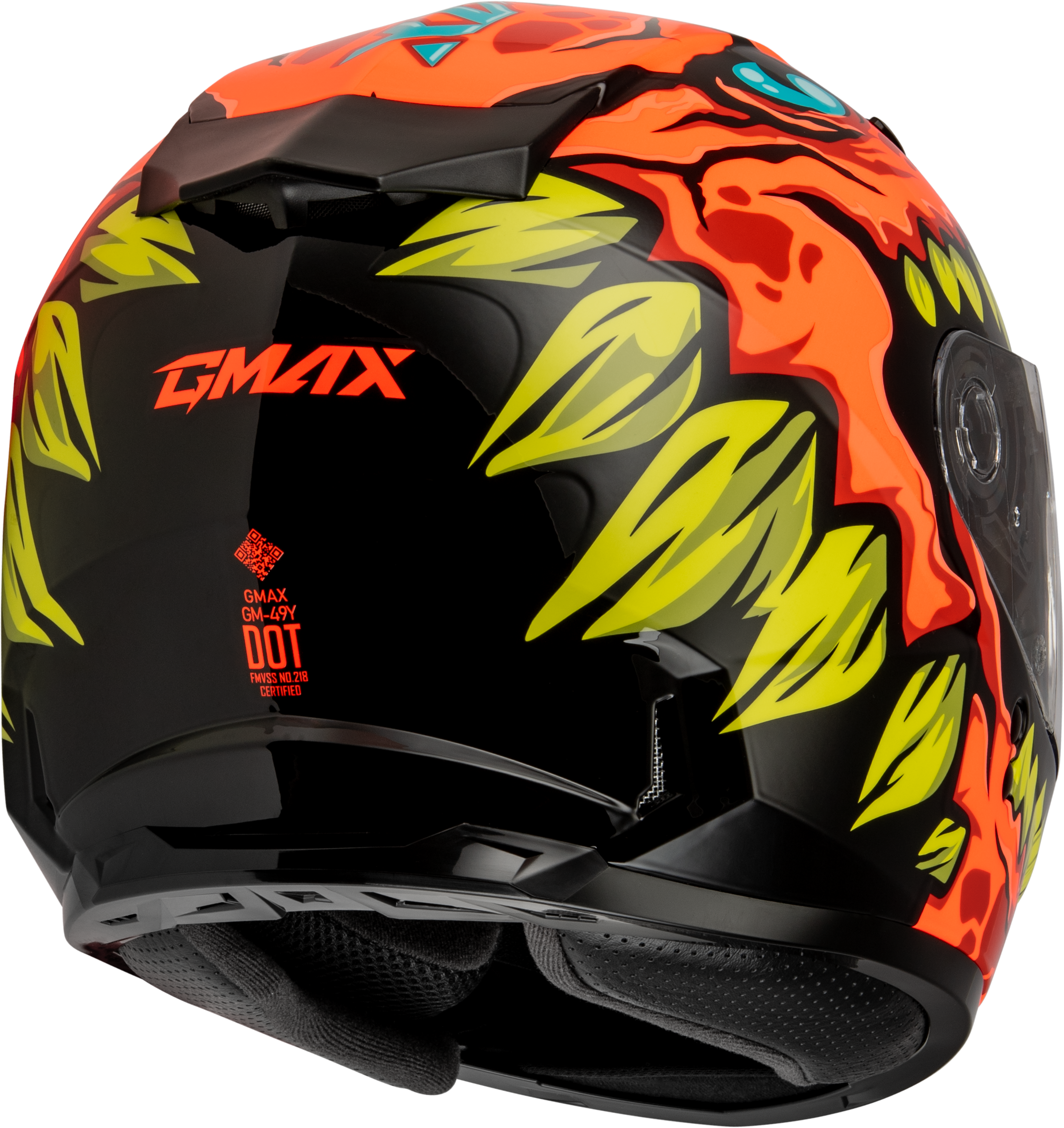 Youth Gm 49y Drax Snow Helmet Orange Ys