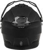 Trekker Cw Solid Helmet Dual Shld Matte Black Lg
