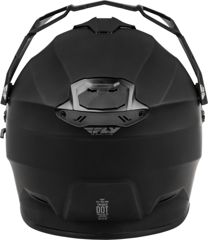 Trekker Cw Solid Helmet Dual Shld Matte Black Md