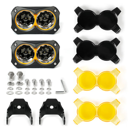 XK GLOW XK067002-KIT 2" 30W Spot Beam Offroad Lights