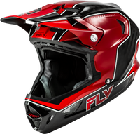 Yth Werx R Flow Carbon Hlmt Black Carbon/Red Yl