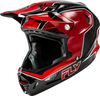 Werx R Flow Carbon Helmet Black Carbon/Red Xl