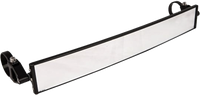 17" Wide Panoramic Rearview Mirror Black W/ 0.5" Arms
