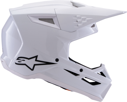 Sm3 Solid Helmet White Glossy 2x
