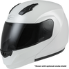 Md 04 Modular Helmet Pearl White 2x