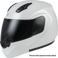Md 04 Modular Helmet Pearl White 2x