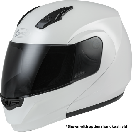 Md 04 Modular Helmet Pearl White 2x
