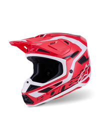 Sm7 Deed Helmet Red/Blk/Wht Glossy Lg
