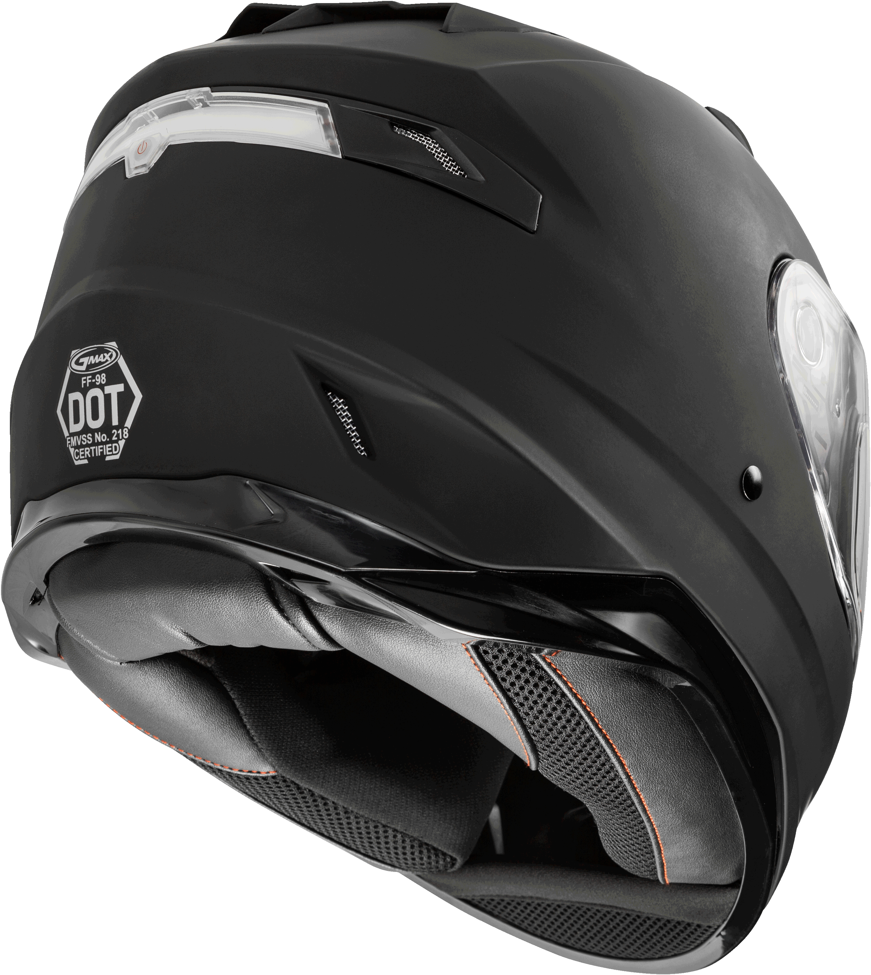 Ff 98 Full Face Helmet Matte Black Xs