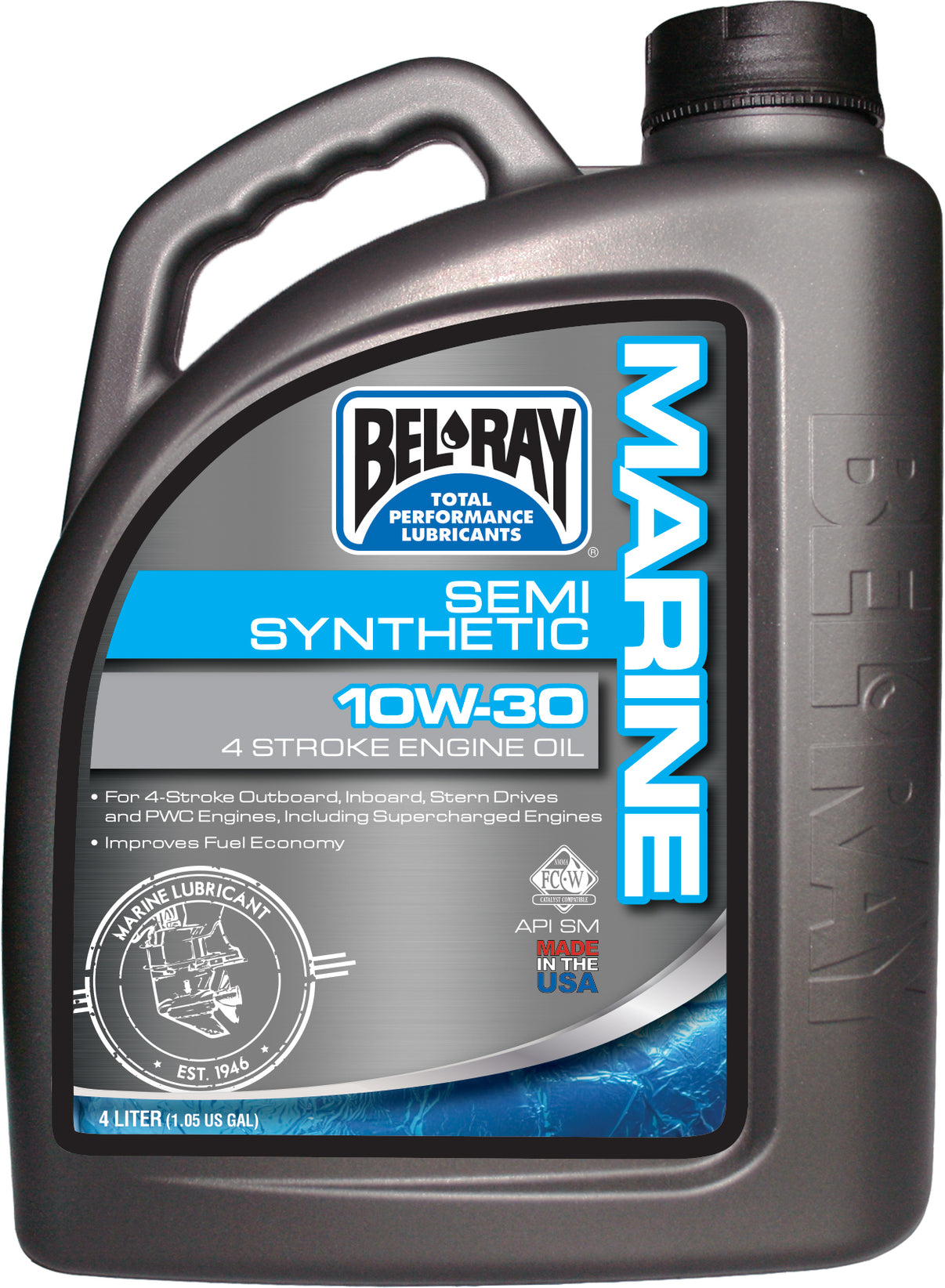 Marine Semi Synthetic 4 Stroke Oil 10w 30 4l
