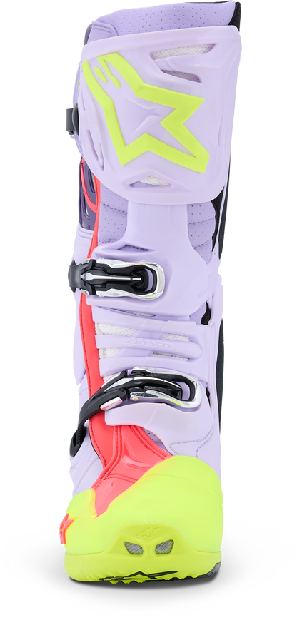 Tech 10 Supervented Purp/Ylw Fluo/Diva Pink 10