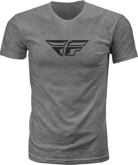 Fly F Wing Tee Dark Grey Heather Xl