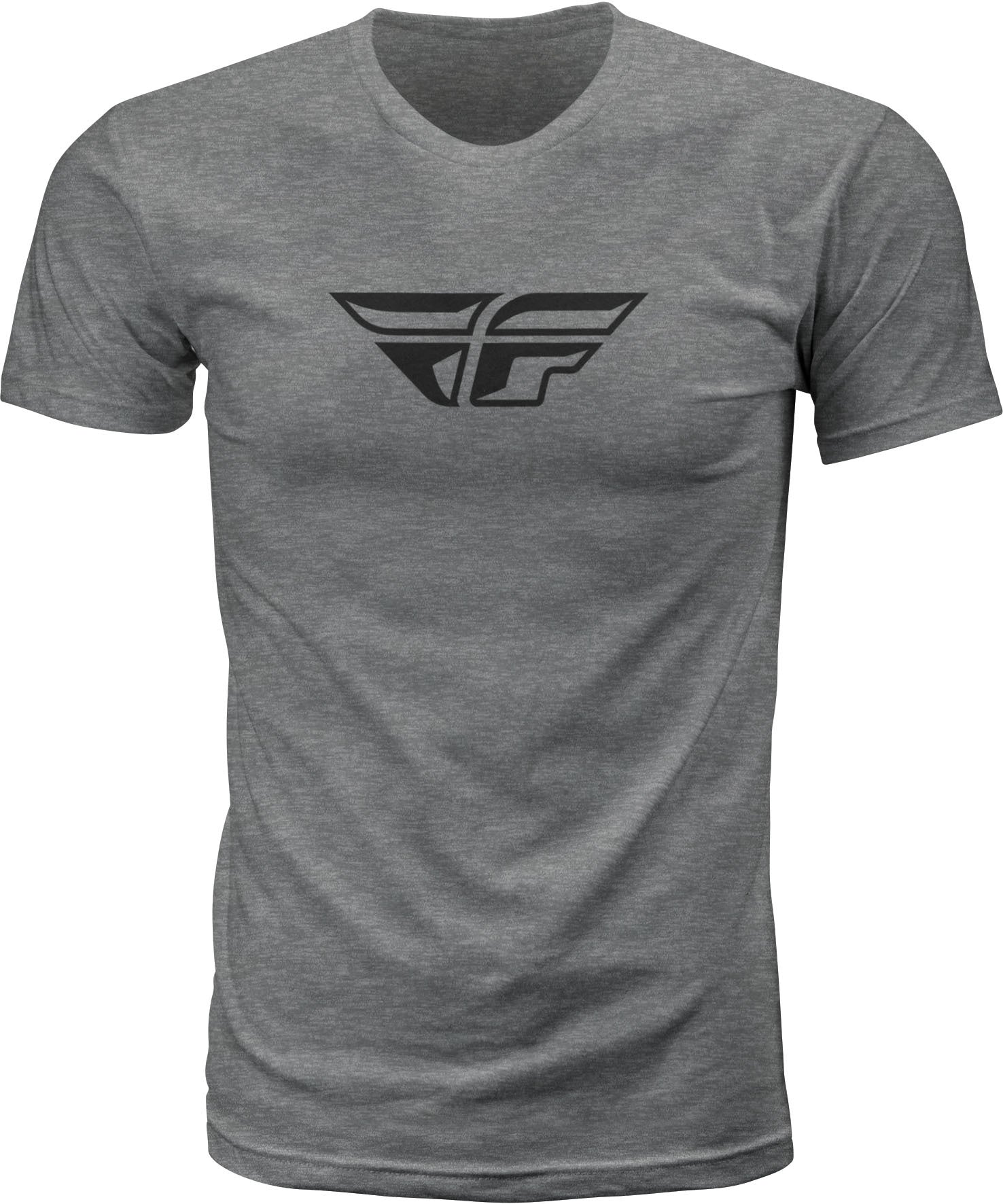 Fly F Wing Tee Dark Grey Heather Xl