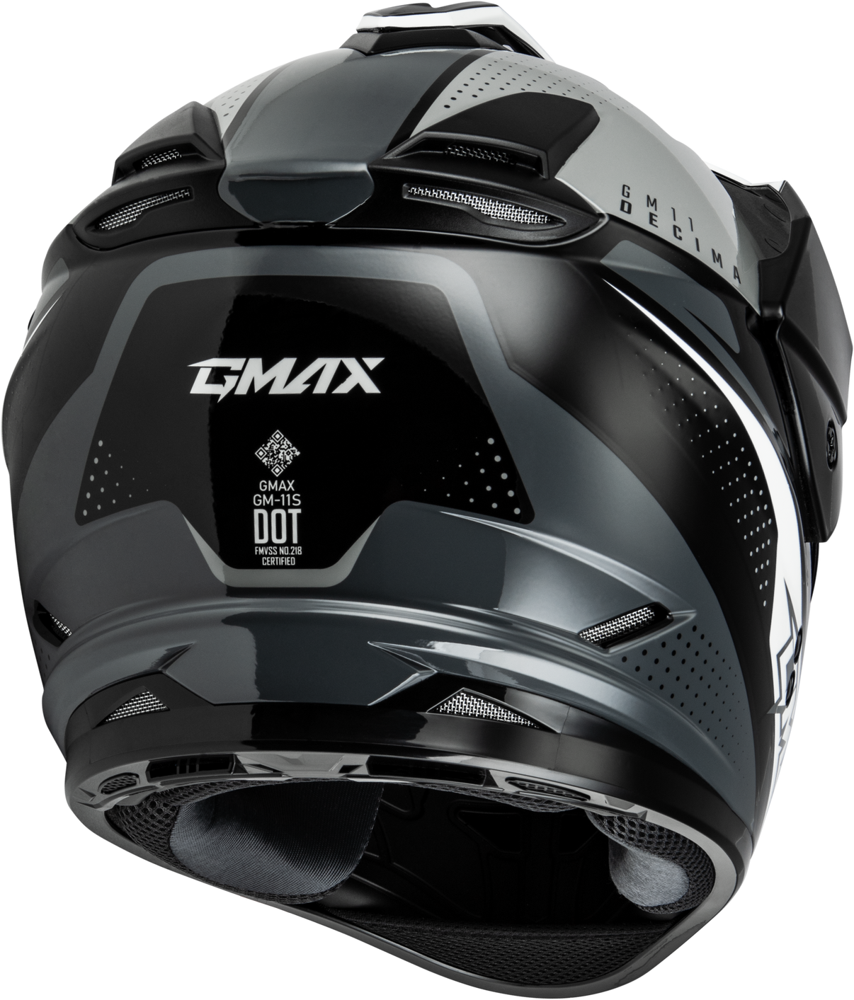 Gm 11 Decima Helmet Black/Grey/White Xs