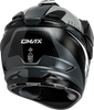 Gm 11 Decima Helmet Black/Grey/White Lg