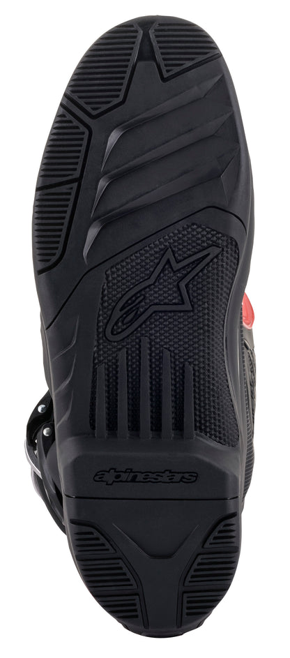 Alpinestars Tech 5 Boots Black/Red Size 12 - Advanced Motocross Footwear
