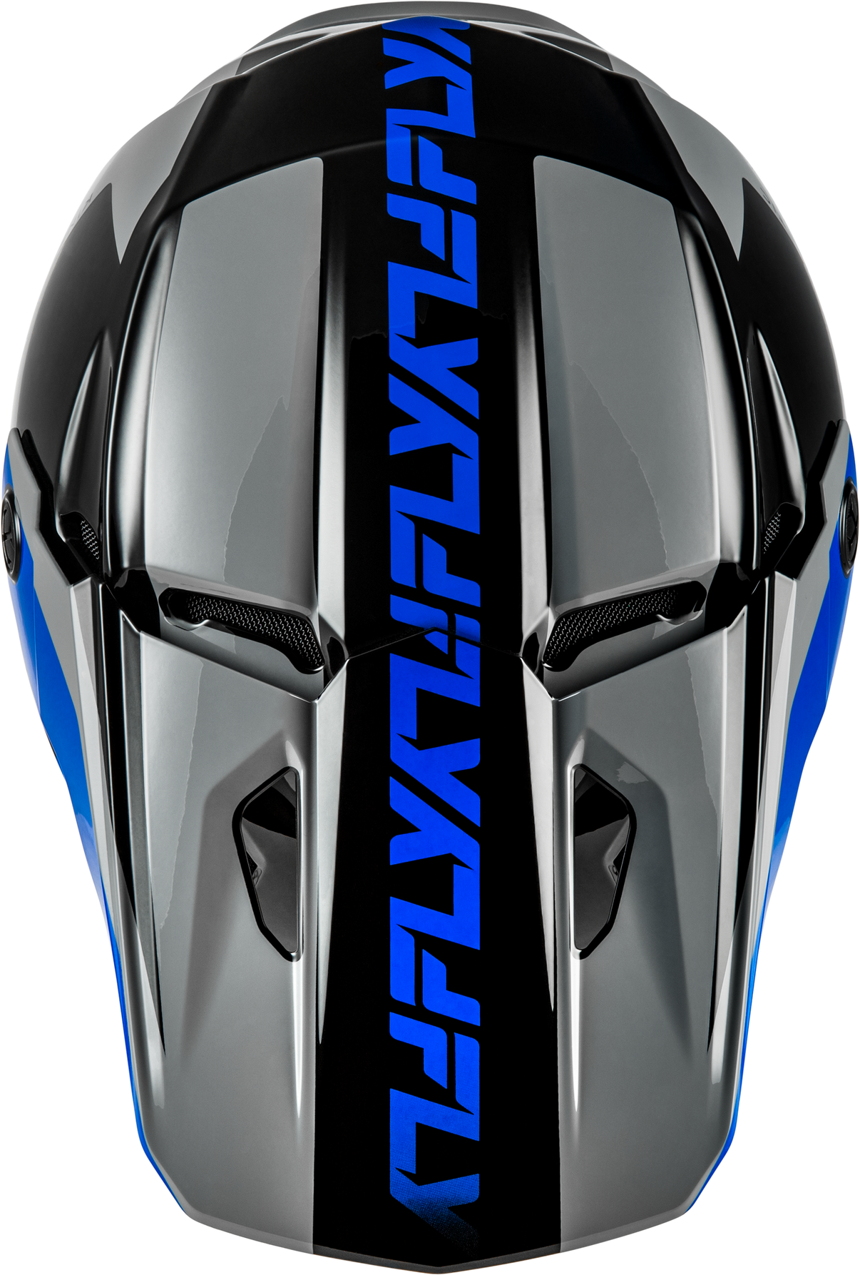 Kinetic Crest Helmet Grey/Black/Blue Lg