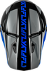 Kinetic Crest Helmet Grey/Black/Blue Sm